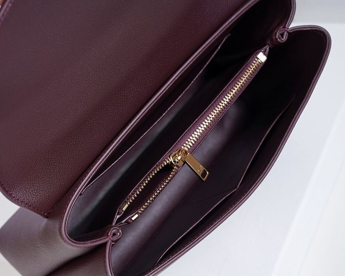 Celine Tote style 14 Burgundy 01A