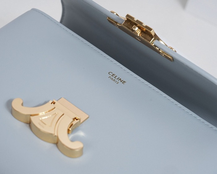 Celine Tote style 17 Blue 01A