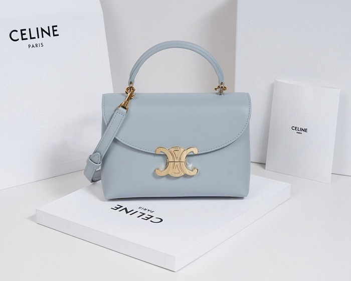 Celine Tote style 17 Blue 01A