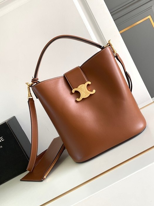 Celine Tote style 19 Brown 01A