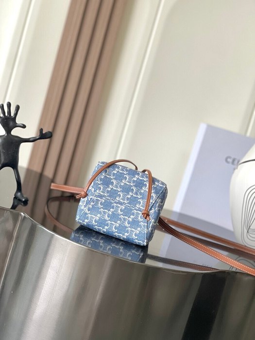 Celine Tote style 21 Blue 01A