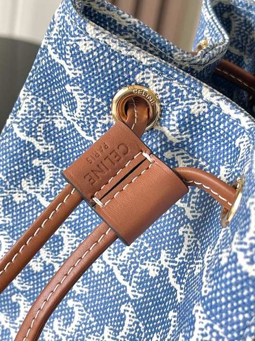 Celine Tote style 21 Blue 01A