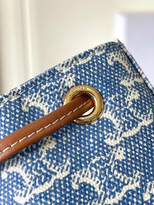 Celine Tote style 21 Blue 01A