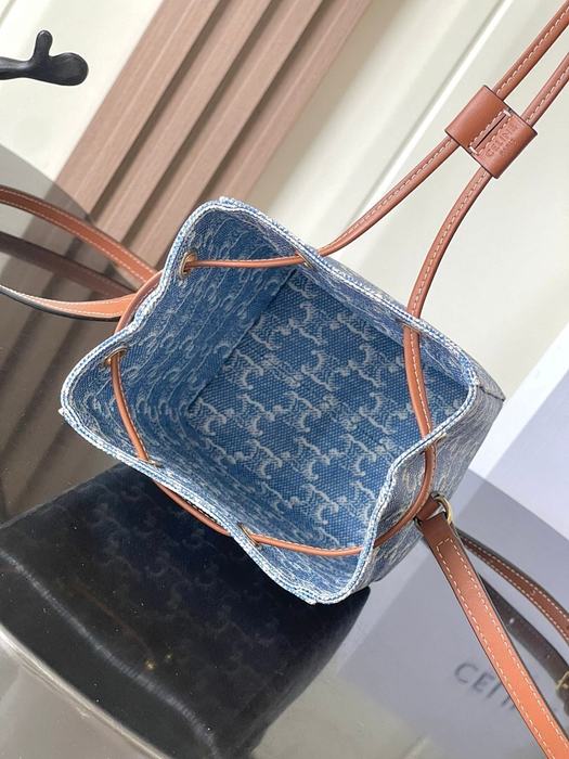 Celine Tote style 21 Blue 01A