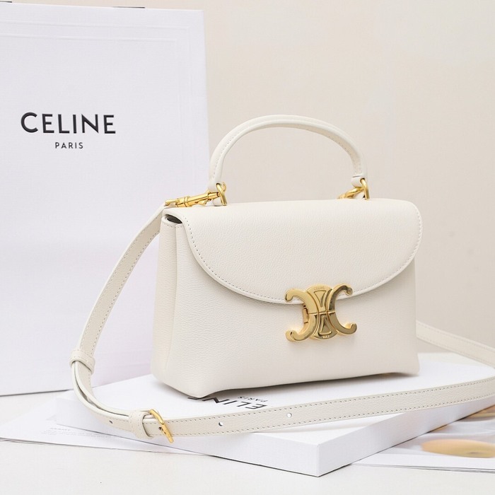 Celine Tote style 22 White 01A