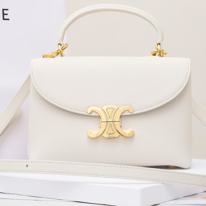 Celine Tote style 22 White 01A