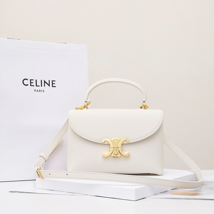 Celine Tote style 22 White 01A