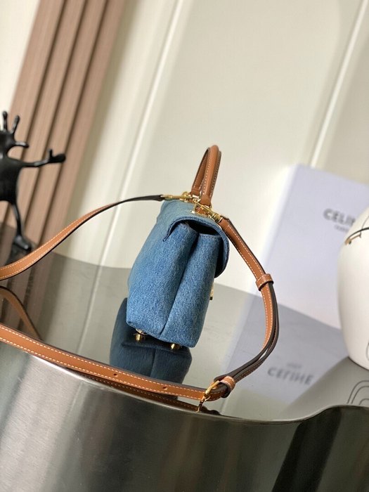 Celine Tote style 27 Blue 01A