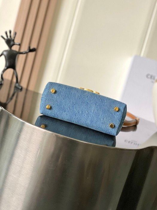 Celine Tote style 27 Blue 01A