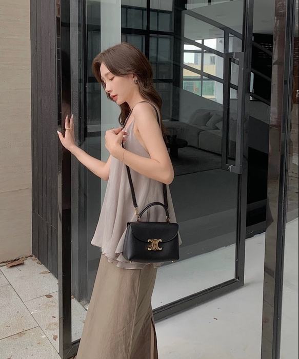 Celine Tote style 30 Black 01A