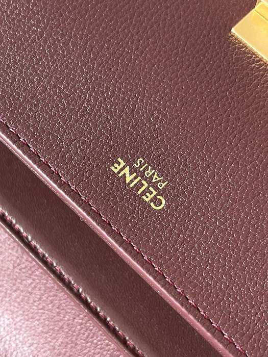 Celine Tote style 55 Burgundy 01A