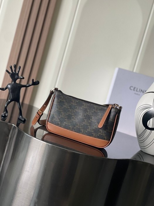 Celine Tote with distinctive features Brown 01A