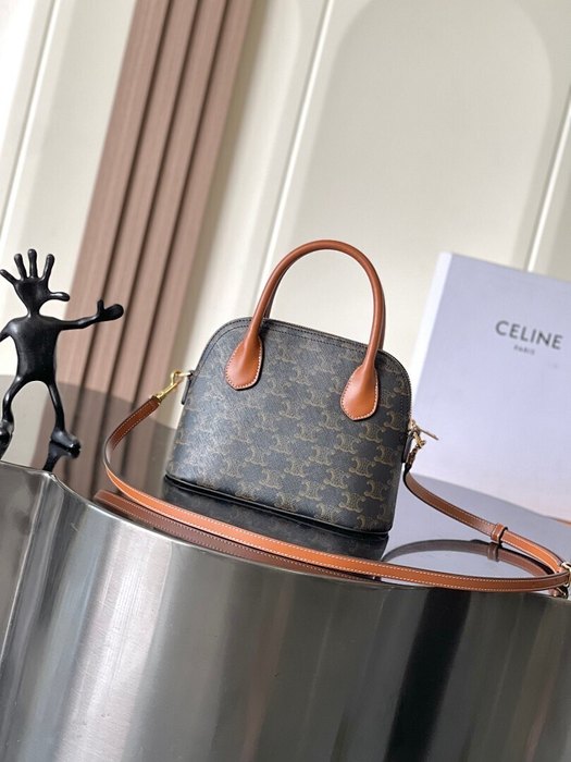 Celine Tote with leather accents Grey 01A