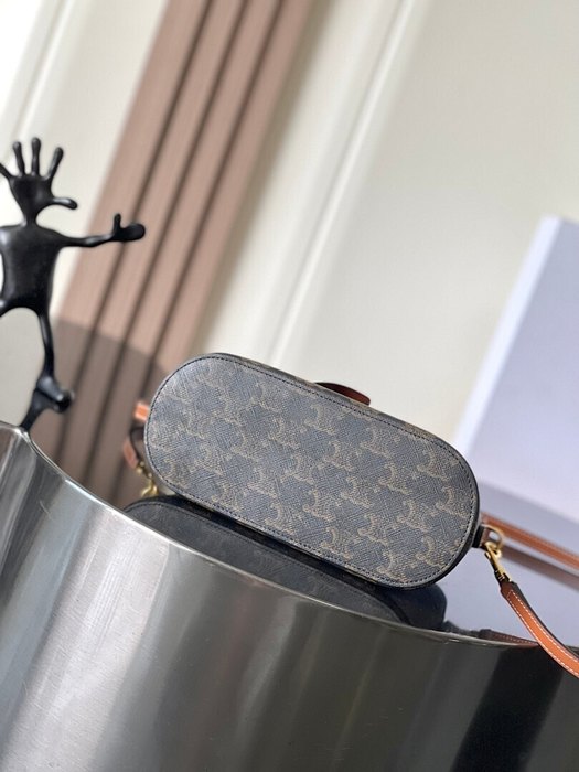 Celine Tote with leather accents Grey 01A