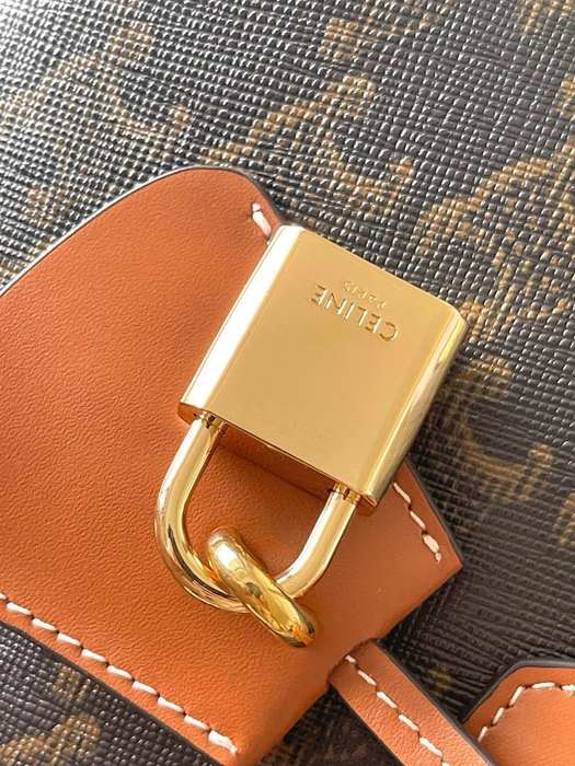 Celine Tote with leather accents Grey 01A