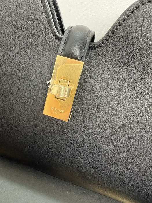 Celine Tote with structured design Black 01A