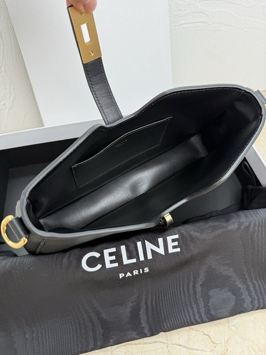 Celine Tote with structured design Black 01A
