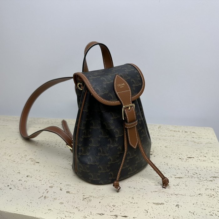 Celine Tote with stylish features Brown 01A 2