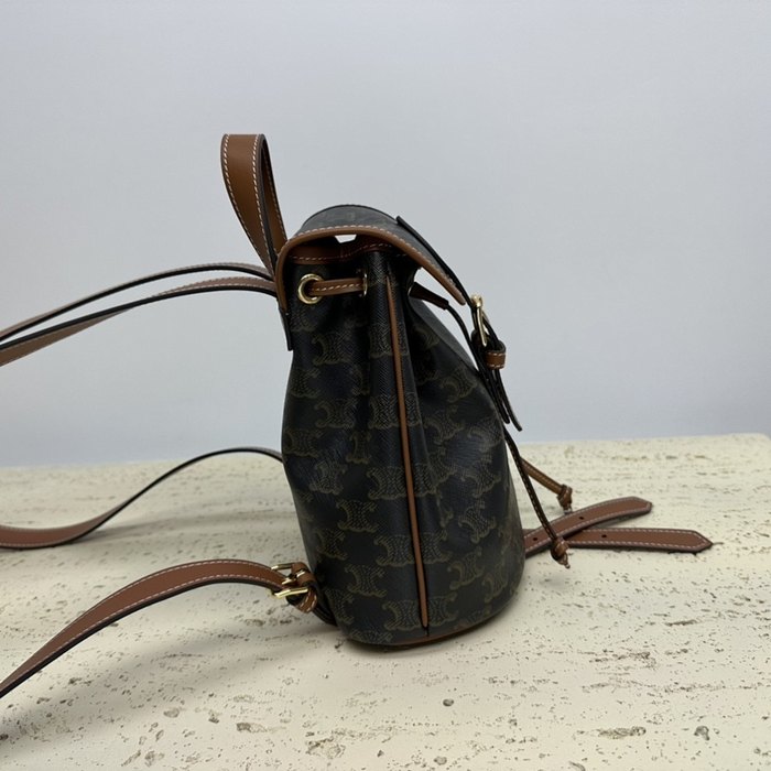 Celine Tote with stylish features Brown 01A 2