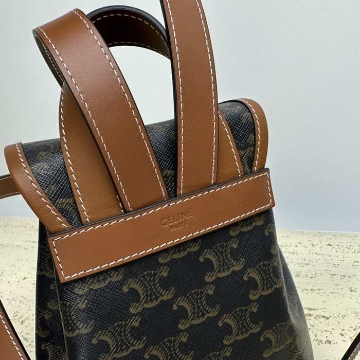 Celine Tote with stylish features Brown 01A 2