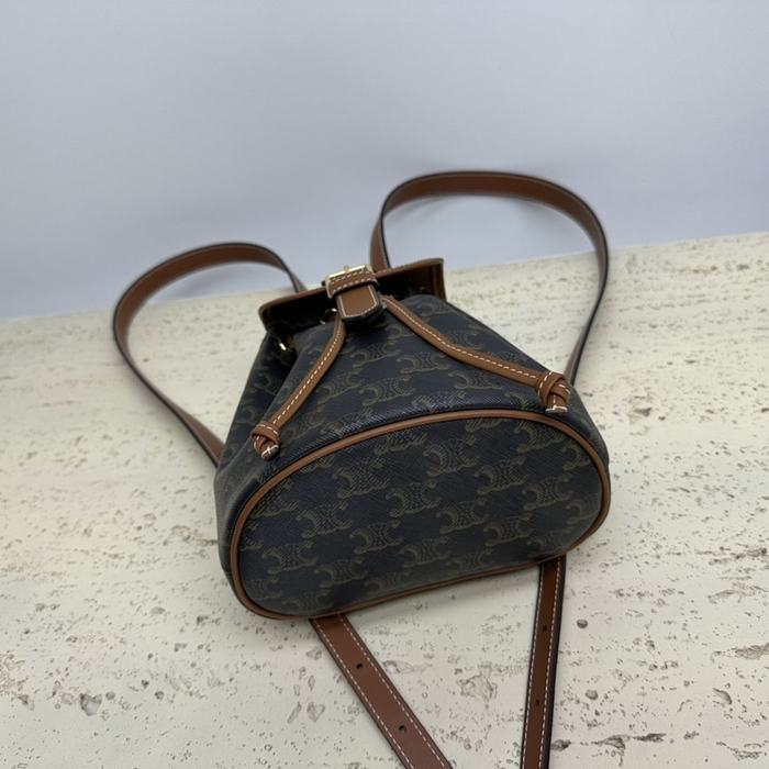 Celine Tote with stylish features Brown 01A 2