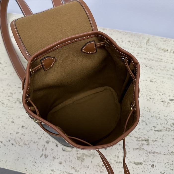 Celine Tote with stylish features Brown 01A 2