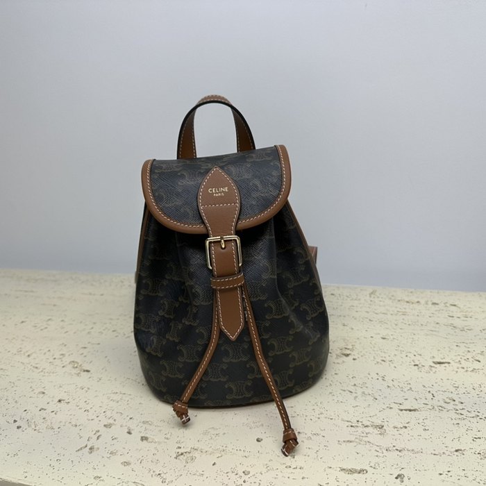 Celine Tote with stylish features Brown 01A 2