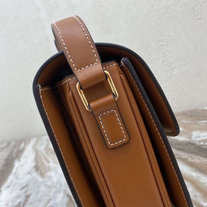 Celine Tote with stylish features Brown 01A 4