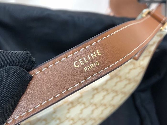 Celine Tote with stylish features Brown 01A