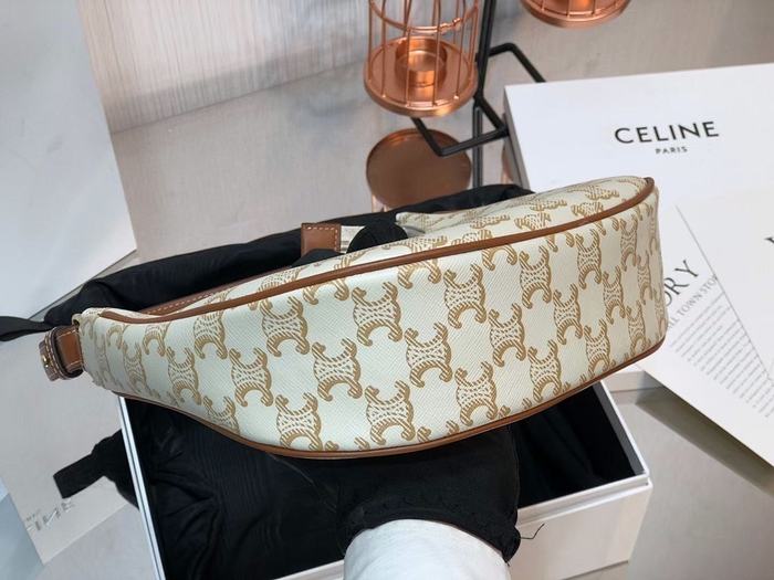 Celine Tote with stylish features Brown 01A