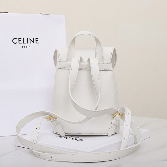 Celine Tote with stylish features White 01A