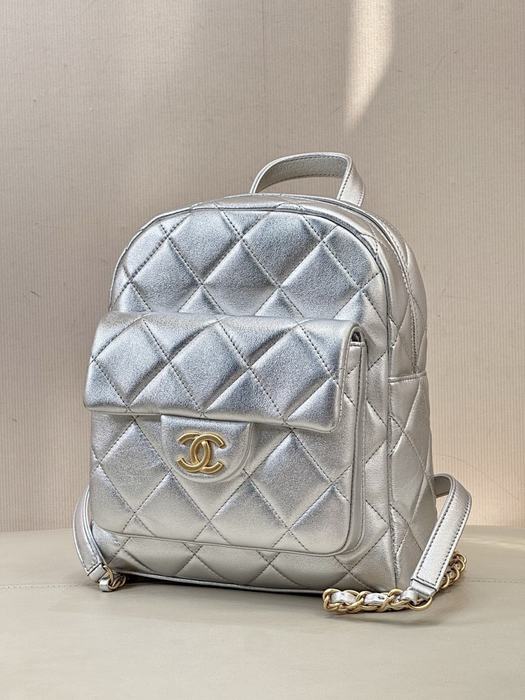 Chanel bag with flowers