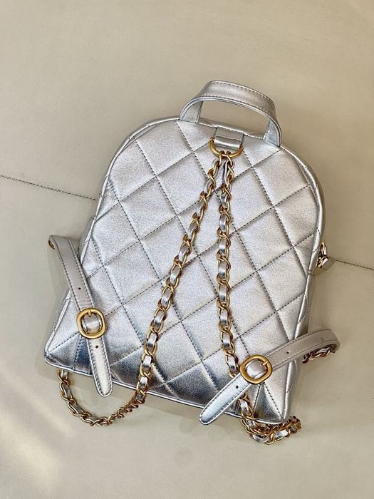 Chanel bag with flowers