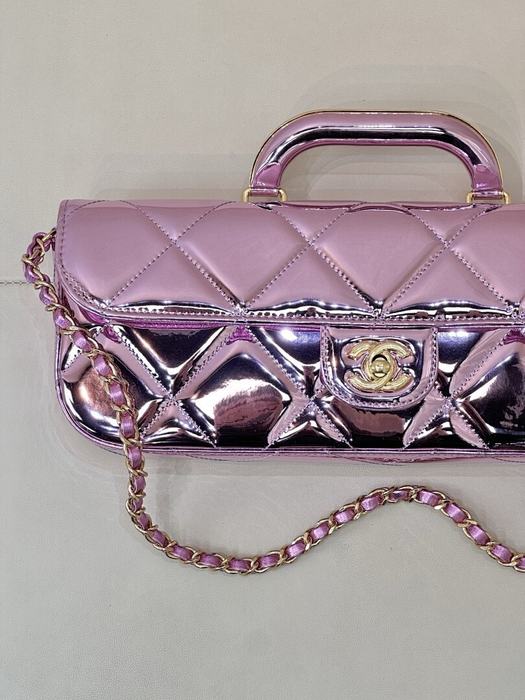 Chanel canvas makeup bag