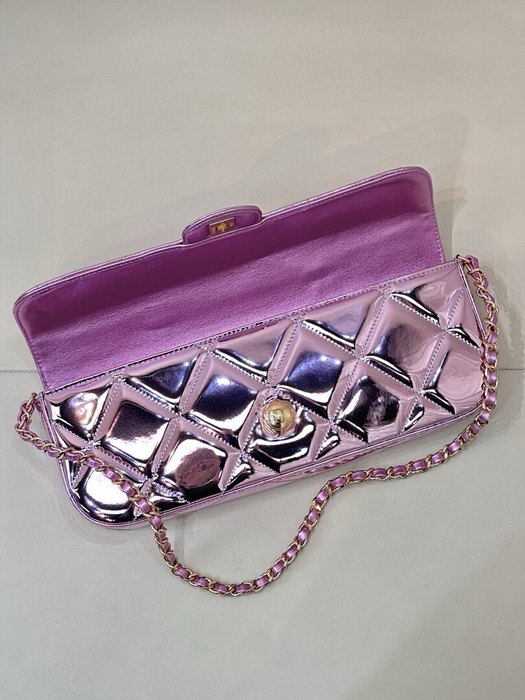 Chanel canvas makeup bag