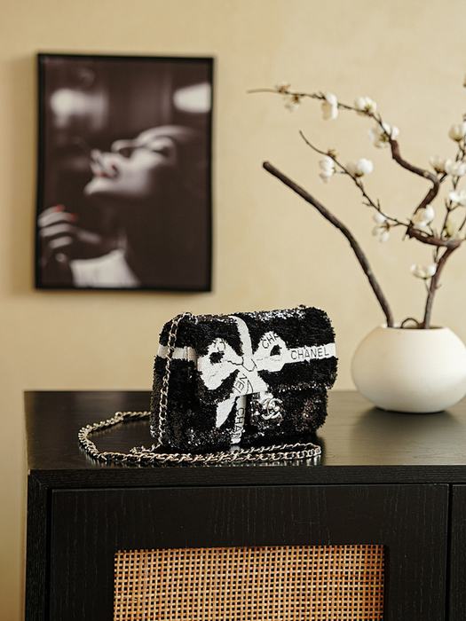 Chanel chain around bag