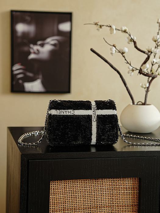 Chanel chain around bag