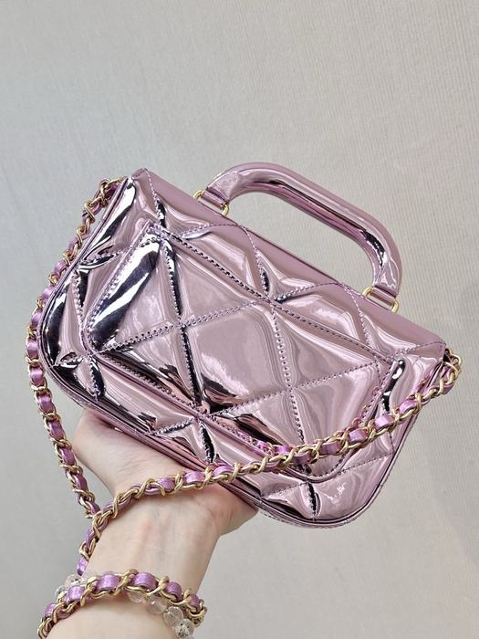Chanel pink crossbody bag