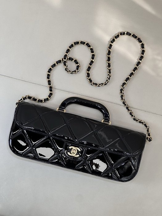 Chanel pink makeup bag