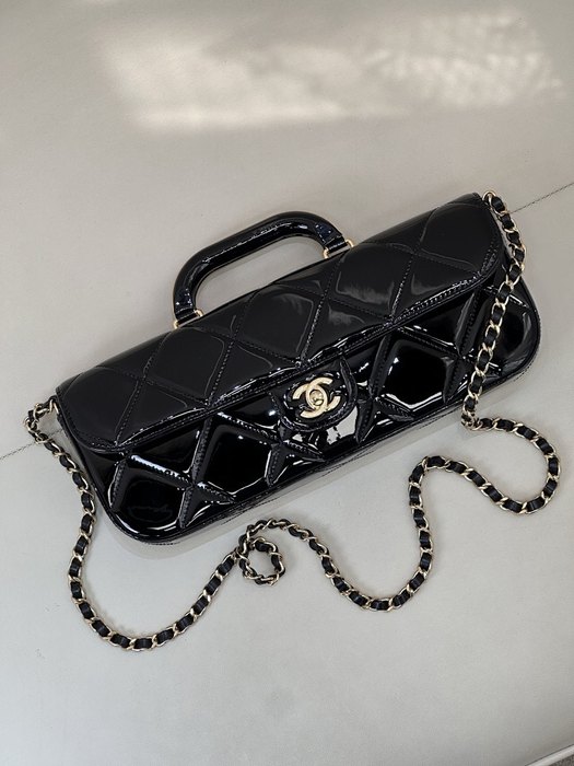 Chanel pink makeup bag