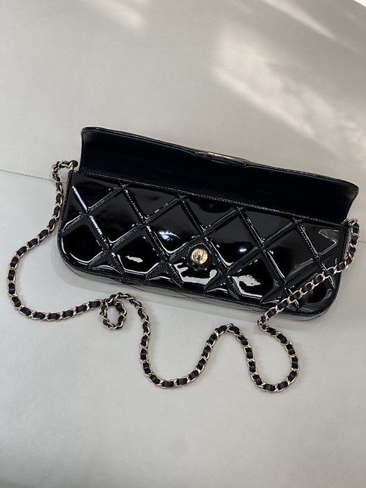 Chanel pink makeup bag