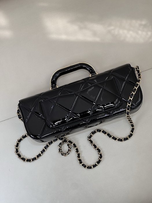 Chanel pink makeup bag