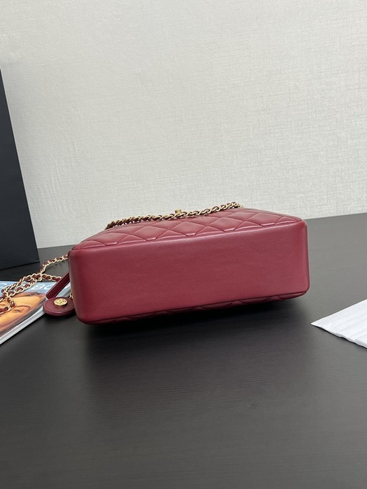 Pink chanel makeup bag