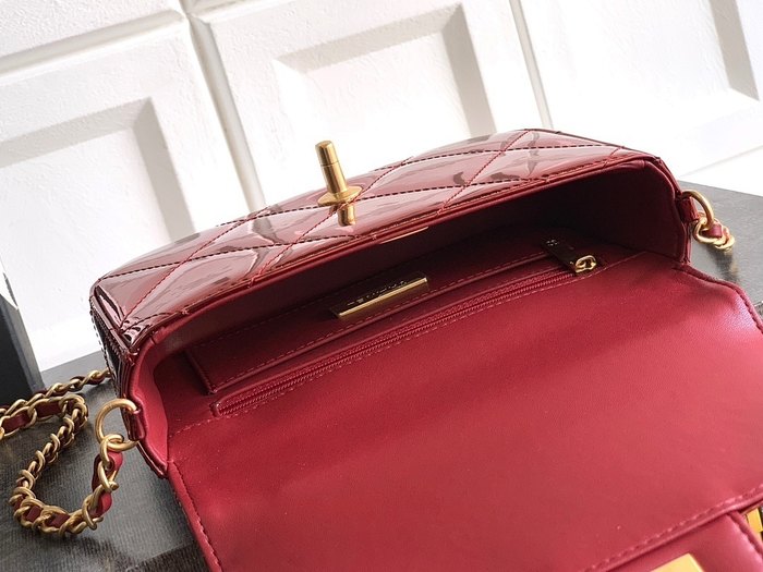 Vintage red chanel bag