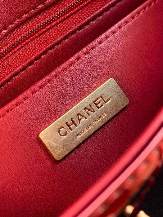 Vintage red chanel bag