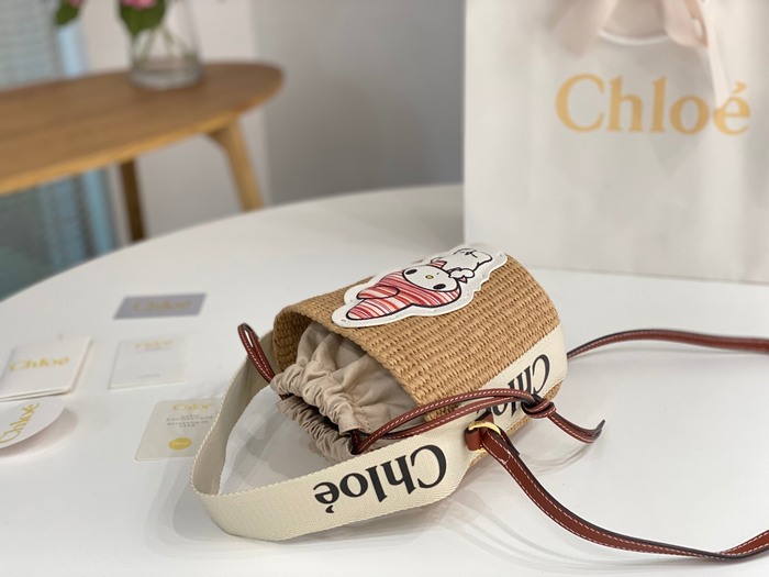 Chloe Stylish Tote Brown 01A