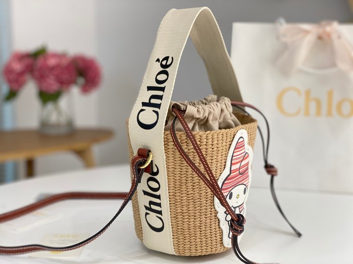 Chloe Stylish Tote Brown 01A