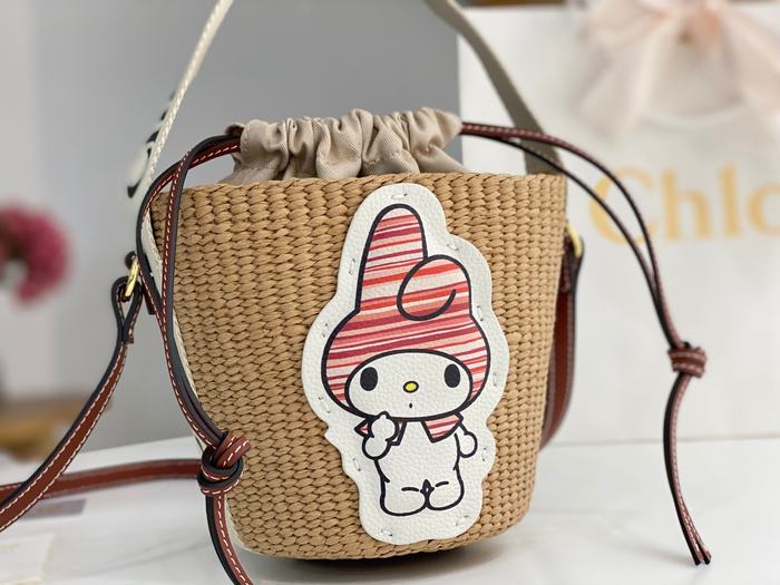 Chloe Stylish Tote Brown 01A