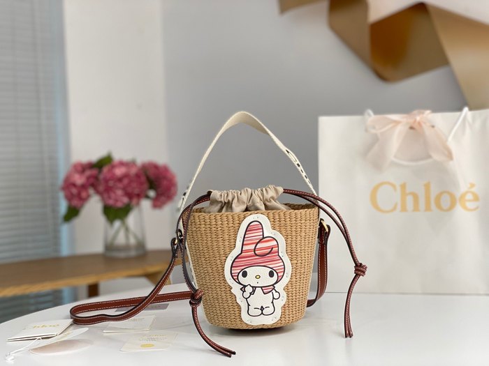 Chloe Stylish Tote Brown 01A