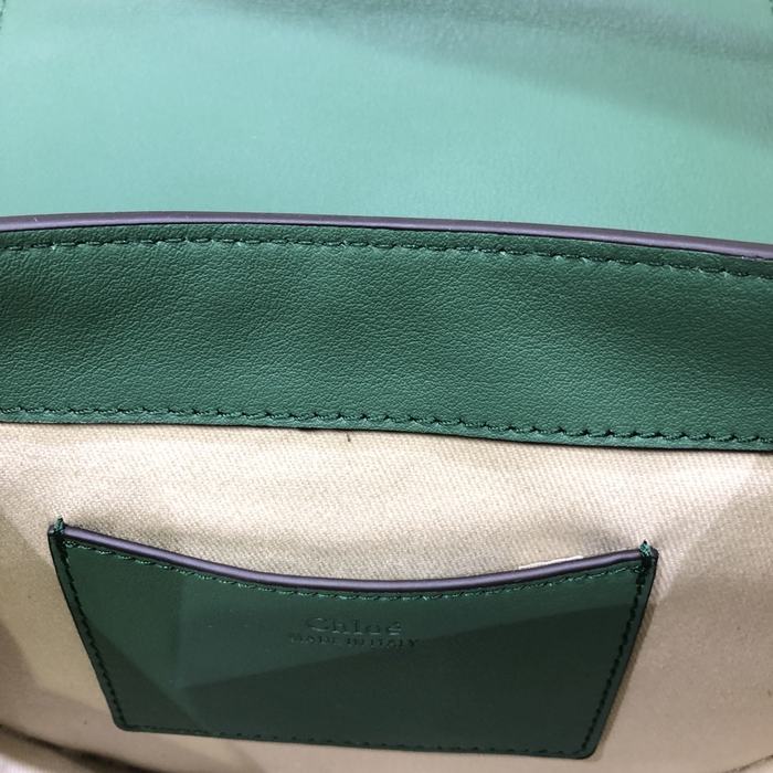 Chloe Tote Bag with Stylish Design Green 01A